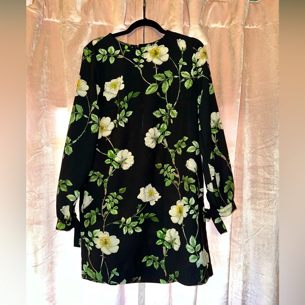 Floral Chenille Shift Dress